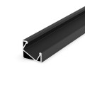 Profil kątowy narożny (30/60 stopni) P3-4 czarny