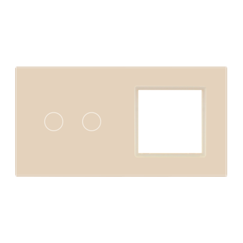 Panel szklany 2+G ivory WELAIK ®