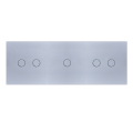 Panel szklany 2+1+2 srebrny WELAIK ®