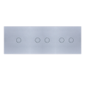 Panel szklany 1+2+2 srebrny WELAIK ®