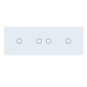 Panel szklany 1+2+1 biały WELAIK ®