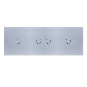 Panel szklany 1+2+1 srebrny WELAIK ®