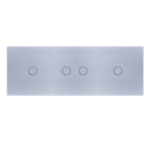 Panel szklany 1+2+1 srebrny WELAIK ®