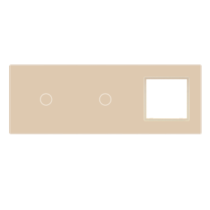 Panel szklany 1+1+G ivory WELAIK ®