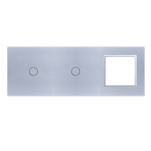 Panel szklany 1+1+G srebrny WELAIK ®