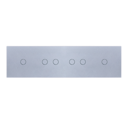 Panel szklany 1+2+2+1 srebrny WELAIK ®