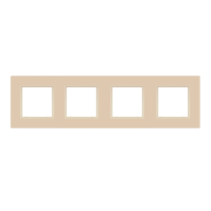Ramka 4 do gniazd i modułów ivory WELAIK ®