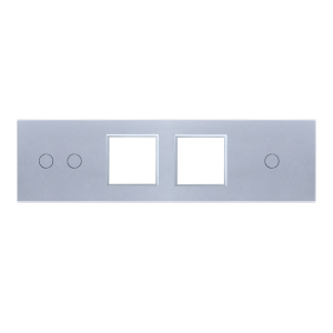 Panel szklany 2+G+G+1 srebrny WELAIK ®