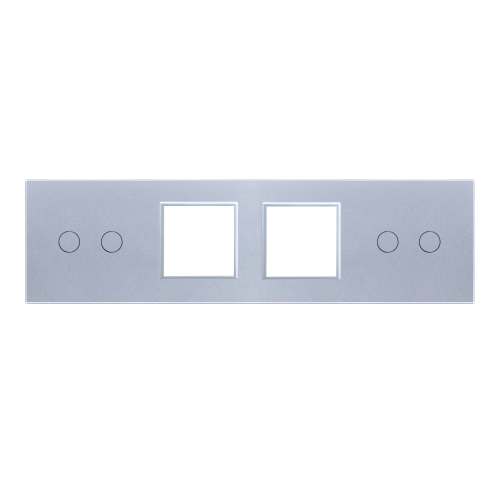 Panel szklany 2+G+G+2 srebrny WELAIK