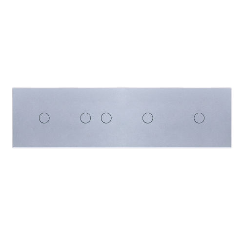 Panel szklany 1+2+1+1 srebrny WELAIK ®
