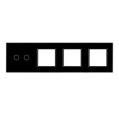 Panel szklany 2+G+G+G czarny WELAIK ®
