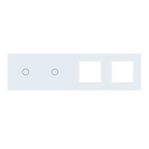 Panel szklany 1+1+G+G biały WELAIK ®