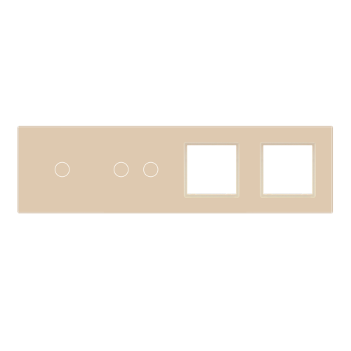 Panel szklany 1+2+G+G ivory WELAIK ®