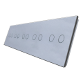 Panel szklany 2+2+2+2+2 srebrny WELAIK ®