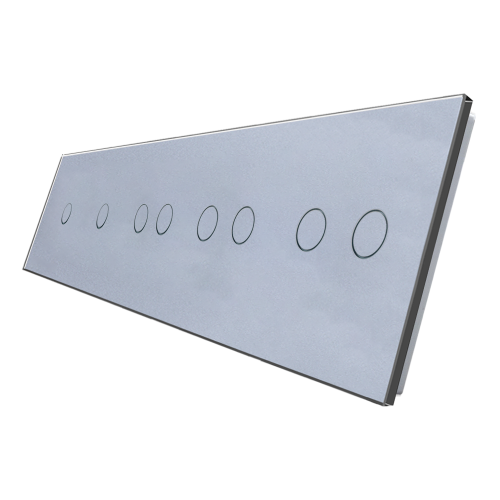 Panel szklany 1+1+2+2+2 srebrny WELAIK ®