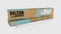 Oprawa LUMINES Dileda srebrna anod. 4000K 120cm