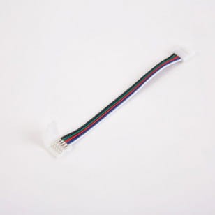 ZŁĄCZKA DO TAŚM LED RGBW 12mm dwustronna z przewodem