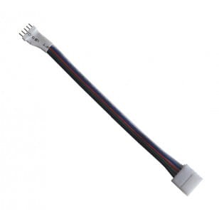 ZŁĄCZKA DO TAŚM LED RGBW 12mm z przewodem 5-PIN/ZATRZASK