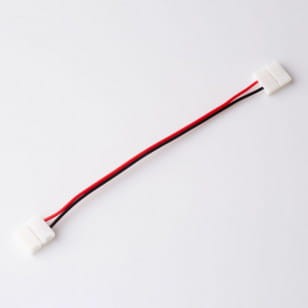ZŁĄCZKA DWUSTRONNA DO TAŚM LED 10mm z przewodem