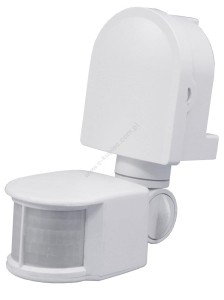 CZUJNIK RUCHU ZMIERZCHU BIAŁY 180ST IP 44 SES10WH