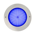 Reflektor Basenowy Natynkowy LED RGB Waterproof 12V AC IP68 Stal Nierdzewna 20W