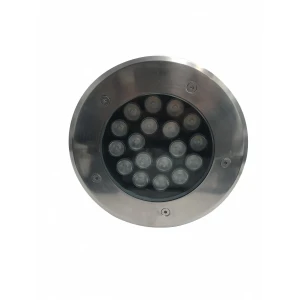 Oczko LED Podłogowe Zewnętrzne Wpuszczane 18W Solid Inox 3000K