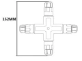 Złącze Kablowe Wodoszczelne 3 Kontakty 0.5-2.5mm² IP68 Bez Śrubek