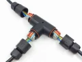 Złącze Kablowe Wodoszczelne 3 Kontakty 0.5-2.5mm² IP68 Bez Śrubek