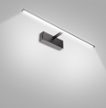 Kinkiet LED łazienkowy - 60cm - 14w czarny