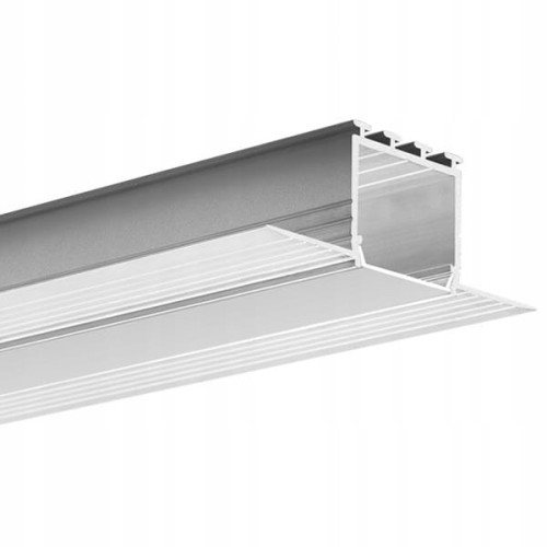 Profil led KOZEL 2MB surowy + osłona mleczna HS22