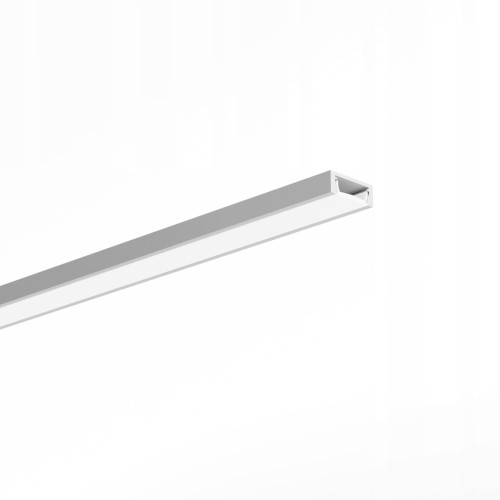 Profil led MICRO-PLUS 2MB srebrny anodowany + osłona mleczna HS22