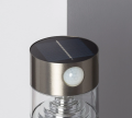 Lampa Ogrodowa Solarna Zewnętrzna LED 1.5W Naziemna Słupek ze Stali Nierdzewnej z Czujnikiem Ruchu Inti Inox 5000K