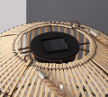 Lampa ogrodowa solarna LED stołowa SIRPUR ratan 2700K - 3200K