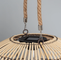 Lampa ogrodowa solarna LED stołowa SIRPUR ratan 2700K - 3200K