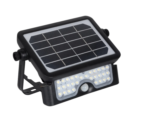 Naświetlacz LED solarny 5W IP65 z czujnikiem ruchu PIR 4000K