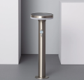 Lampa ogrodowa solarna LED słupek Helios 45cm 6W z czujnikiem ruchu inox
