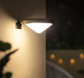Kinkiet elewacyjny solarny LED z czujnikiem ruchu Tuscon 3800K - 4200K aluminium