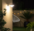 Kinkiet elewacyjny solarny LED z czujnikiem ruchu Tuscon 3800K - 4200K aluminium