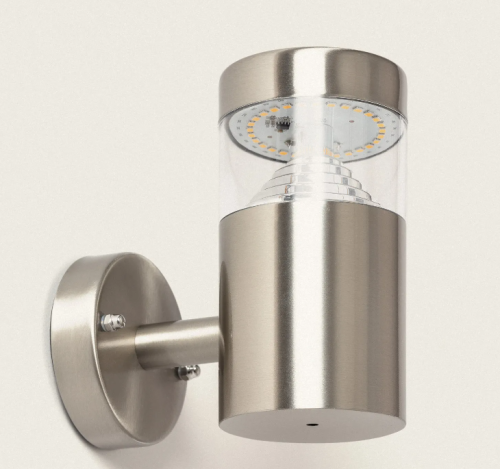 Kinkiet elewacyjny solarny LED Inti 6W 3000K stal nierdzewna