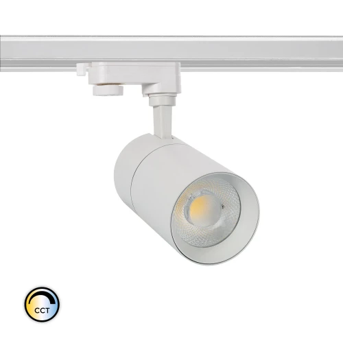 Reflektor LED Ściemnialny No Flicker CCT do Wyboru New Mallet 20W do Szyn Trójfazowych (UGR 15)