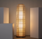 Lampa podłogowa Manddy 2xE27 bambus