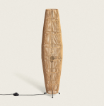 Lampa podłogowa Mahali E27 pleciony papier 