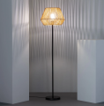 Lampa podłogowa Kirito E27 pleciony papier