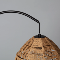 Lampa podłogowa Beyawo E27 liny konopne