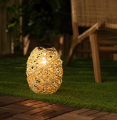Lampa ogrodowa solarna LED stołowa Baihar ratan 2700K - 3200K