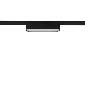 Reflektor LED Liniowy do Szyn Magnetycznych Jednofazowych 25mm Super Slim 6W 48V CRI90 Czarny 120mm