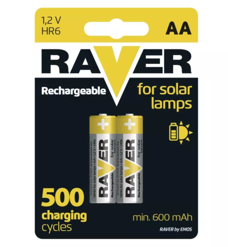 Akumulator NiMH Raver Solar AA (R6) blister 2 szt. B7426