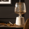 Lampa stołowa betonowa Ray E27