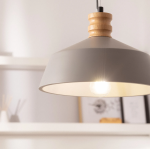 Lampa Wisząca Betonowo-drewniana Kukojoa