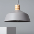 Lampa Wisząca betonowo-drewniana Kukojoa E27